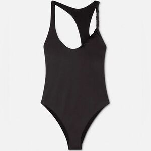Versace Asymmetric Cut-Out Swimsuit